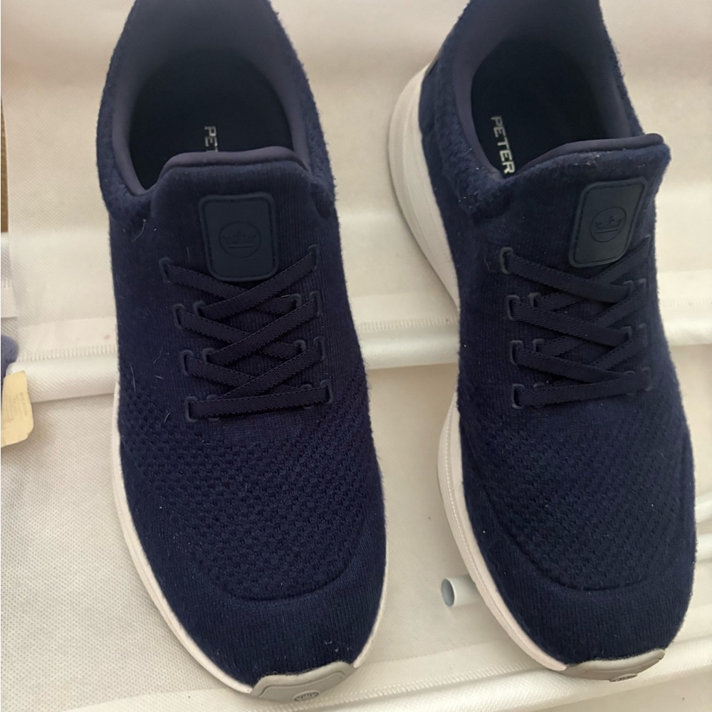 Peter Millar Men's Deep Blue Sneakers